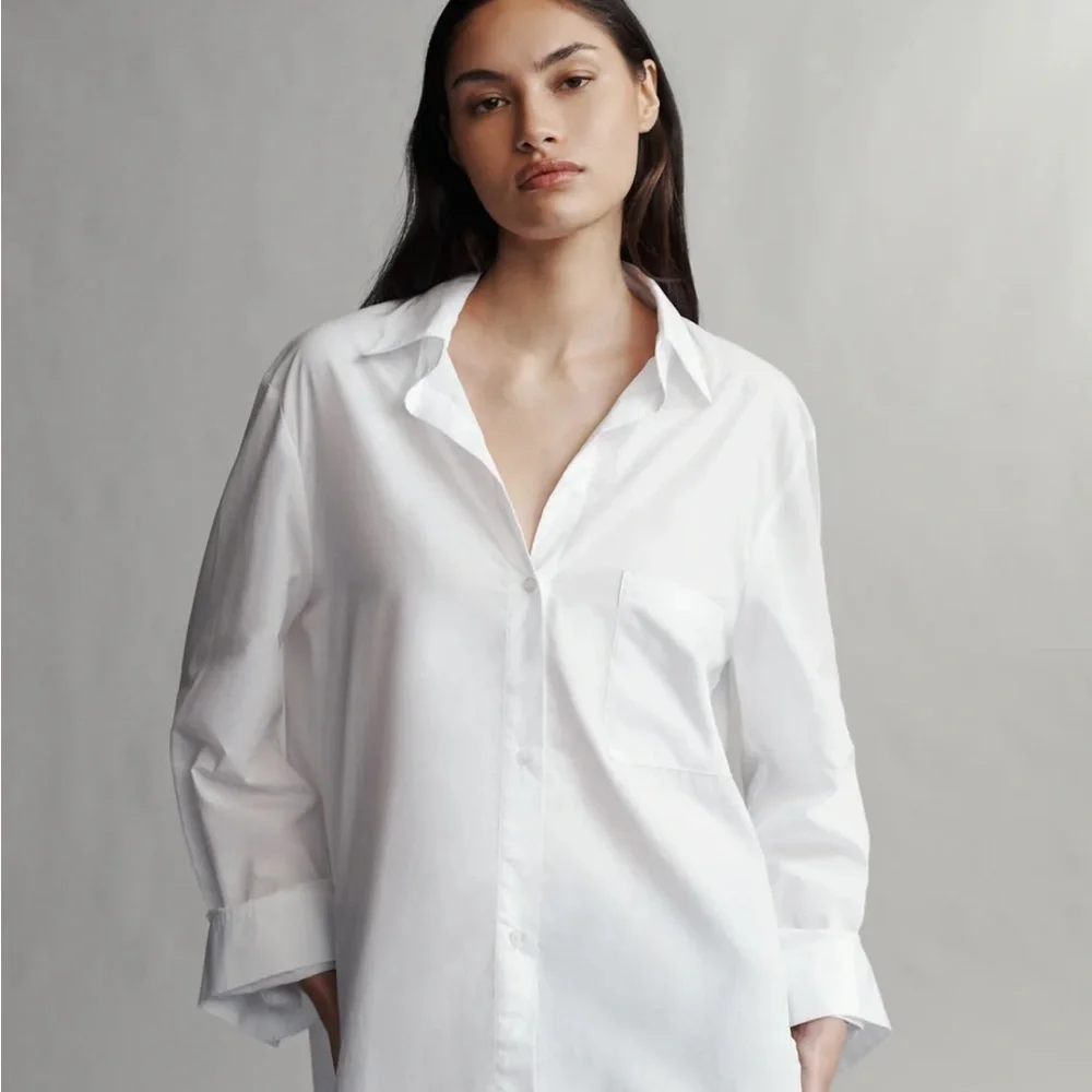 TWP New Morning After Button Down Shirt in Superfine Cotton - NWT - Picture 1 of 3